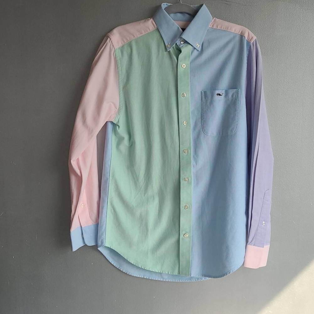 Blue and pink & green, Vineyard Vines S